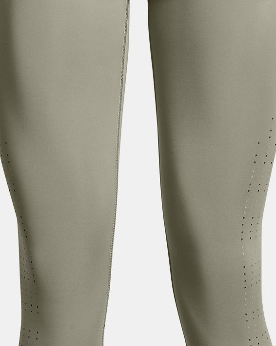 Women's UA Fly-Fast Elite Ankle Tights in Green image number 7