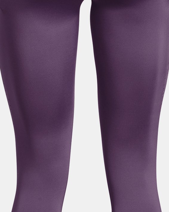 Women's UA Fly-Fast Elite Ankle Tights in Purple image number 8