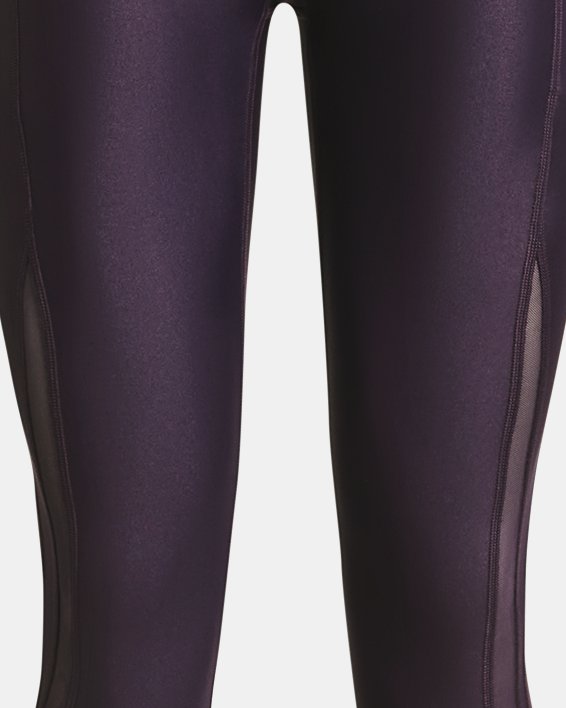 Legging longueur chevilles UA Fly-Fast Elite Iso-Chill pour femme, Purple, pdpMainDesktop image number 7