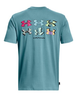 Men's UA Checkered Heavyweight Short Sleeve image number 5