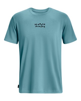 Men's UA Checkered Heavyweight Short Sleeve image number 4