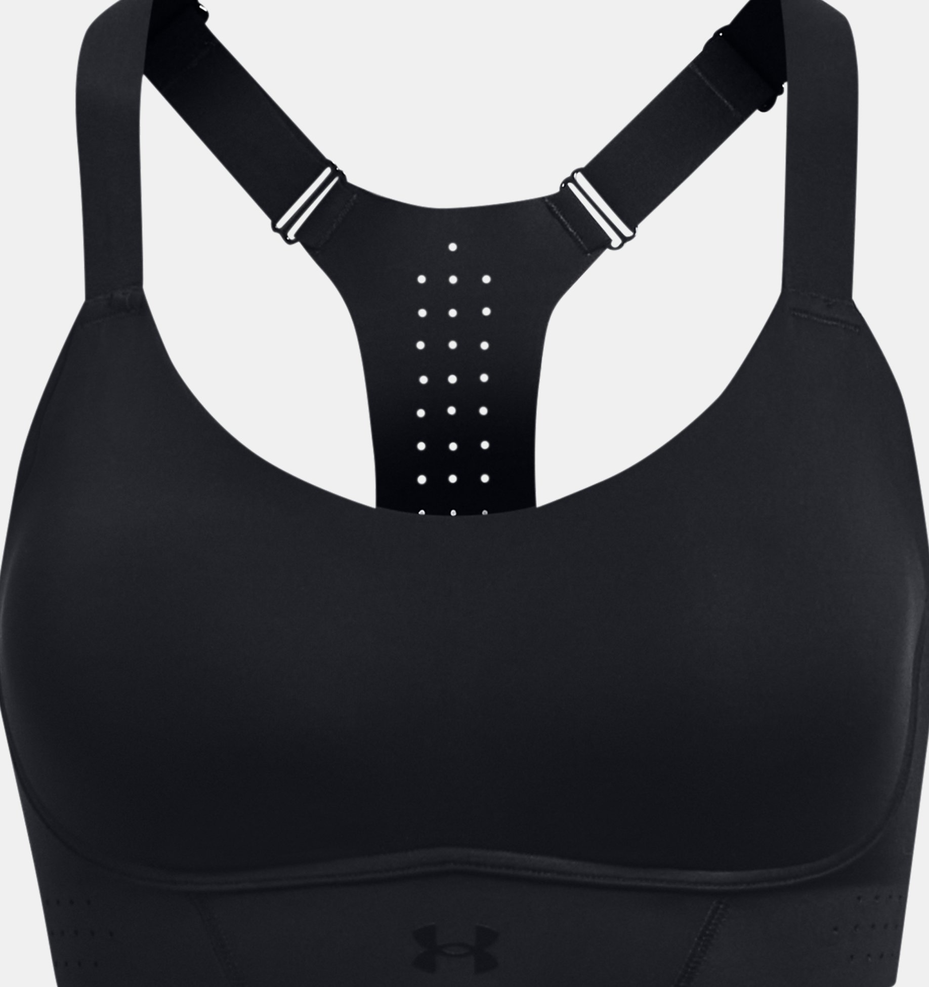 Under Armour Sports Bra 38C Gray Flexible Wire High Support