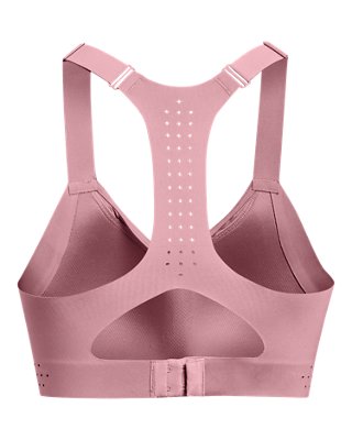Sports Bra de sujeci&oacute;n alta UA Uplift para mujer, Pink, pdpMainDesktop image number 14