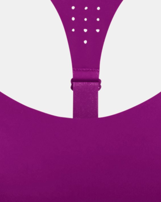 Brassière de sport UA Uplift Mid pour femme, Purple, pdpMainDesktop image number 9