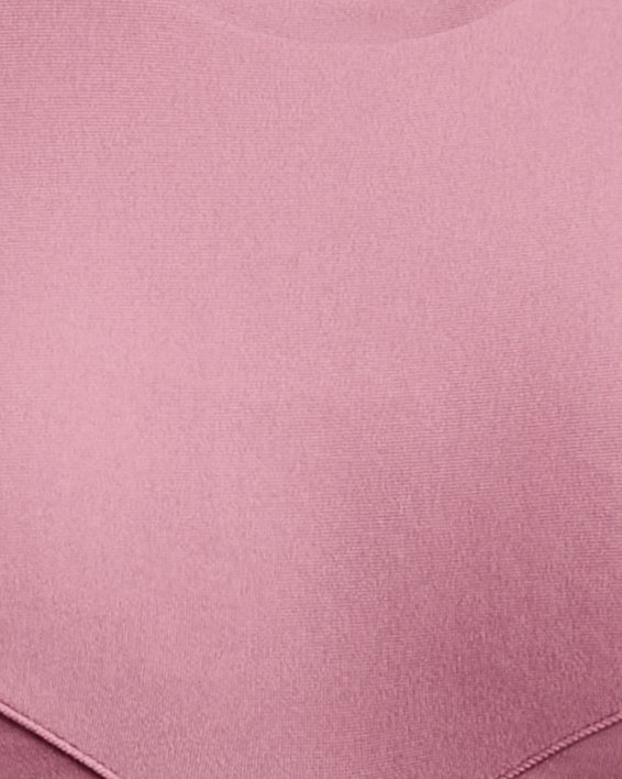 女士UA Infinity Mid Pintuck運動內衣 in Pink image number 10