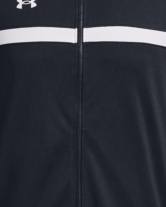 Under Armour Recover Knit Track Jacket Men's Black Grey Sportswear Outwear  Top