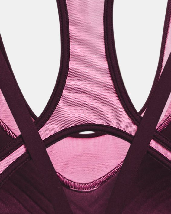 Bra deportivo UA Infinity Low Mesh para mujer, Purple, pdpMainDesktop image number 11