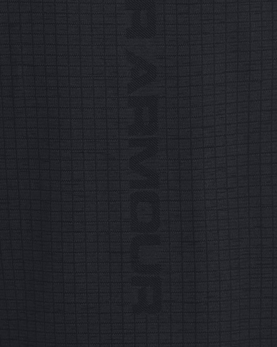 Haut à manches courtes UA Seamless Grid pour homme, Black, pdpMainDesktop image number 5