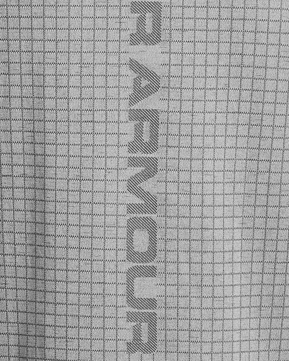 Maglia a maniche corte UA Seamless Grid da uomo, Gray, pdpMainDesktop image number 4