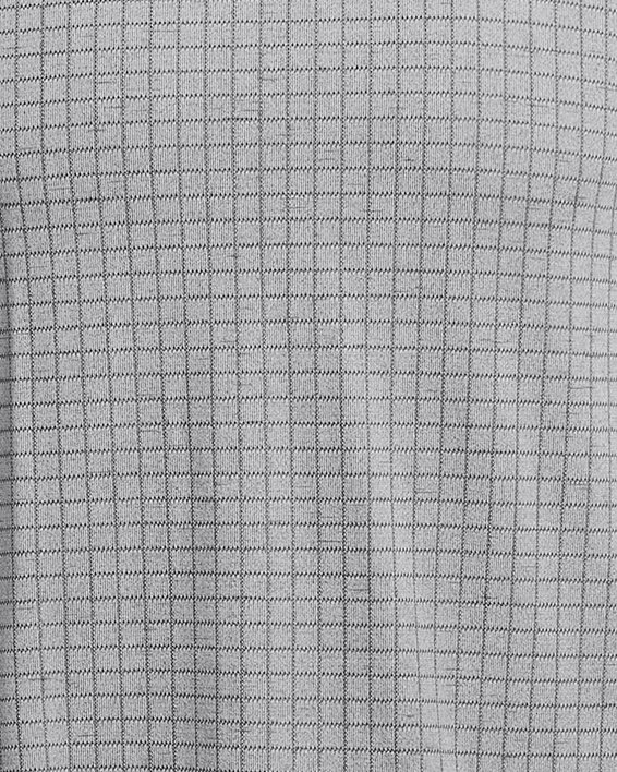Herenshirt UA Seamless Grid met korte mouwen, Gray, pdpMainDesktop image number 3