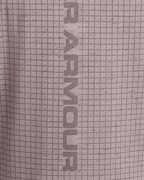 Men's UA Seamless Grid Short Sleeve, Gray, pdpMainDesktop image number 3