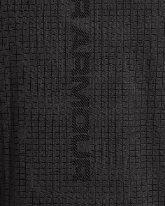 Herenshirt UA Seamless Grid met korte mouwen, Gray, pdpMainDesktop image number 5