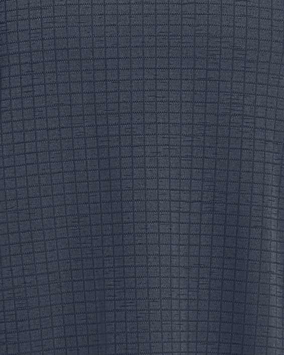 เสื้อแขนสั้น UA Seamless Grid สำหรับผู้ชาย in Gray image number 4