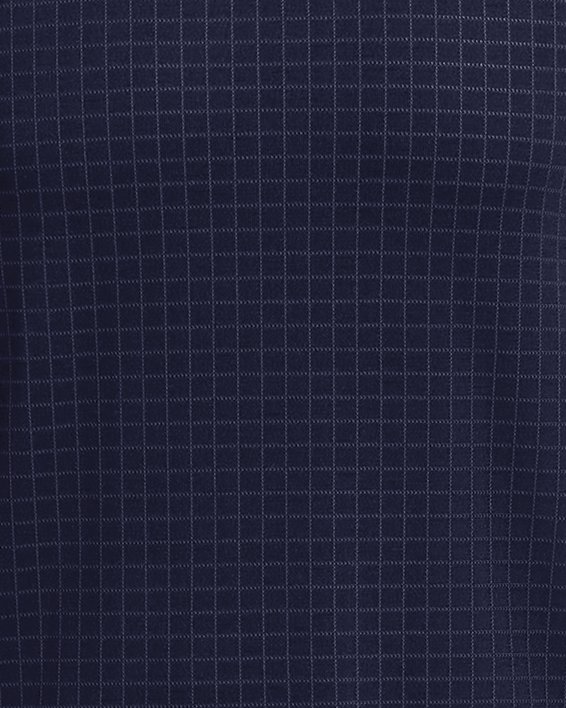 Herenshirt UA Seamless Grid met korte mouwen, Blue, pdpMainDesktop image number 3