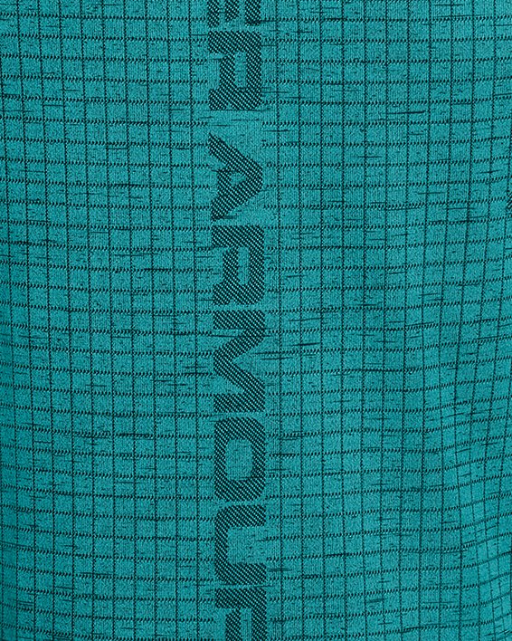 Maglia a maniche corte UA Seamless Grid da uomo, Blue, pdpMainDesktop image number 4