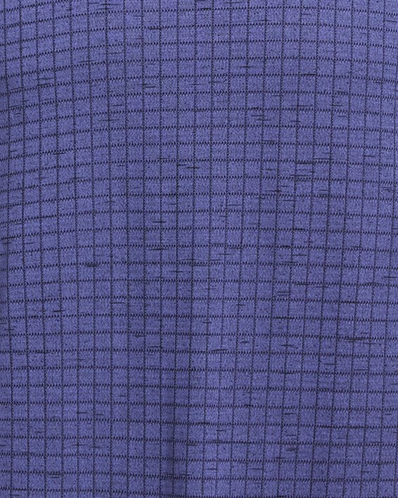 Haut à manches courtes UA Seamless Grid pour homme, Purple, pdpMainDesktop image number 3