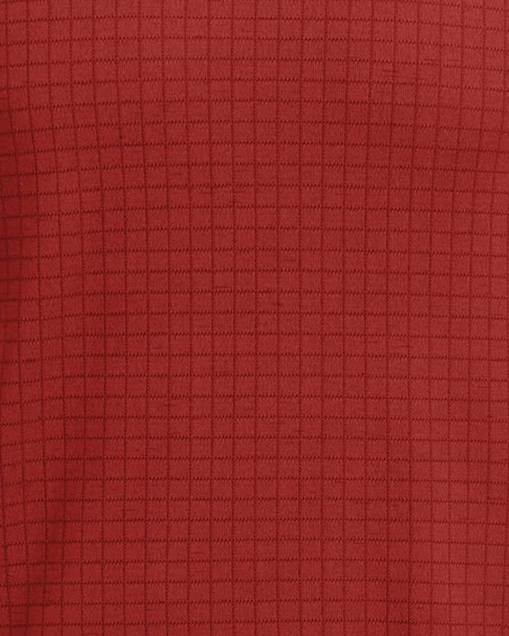 Men's UA Seamless Grid Short Sleeve, Orange, pdpMainDesktop image number 2