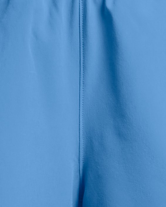 女士UA Flex Woven 5英寸短褲 in Blue image number 4