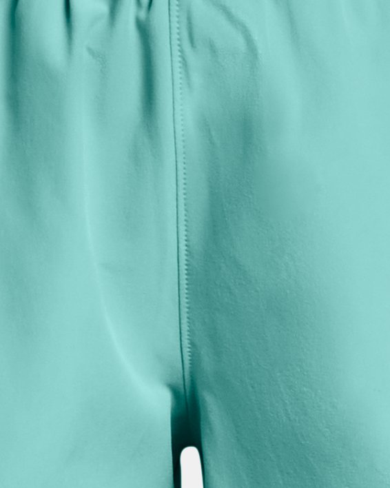 Shorts UA Flex Woven 13 cm da donna, Green, pdpMainDesktop image number 4