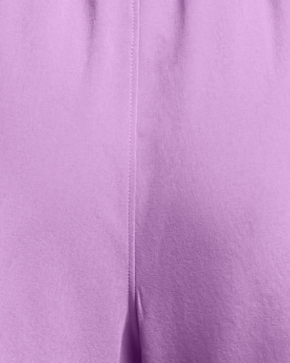 Shorts tejidos de 13 cm UA Flex para mujer, Purple, pdpMainDesktop image number 5