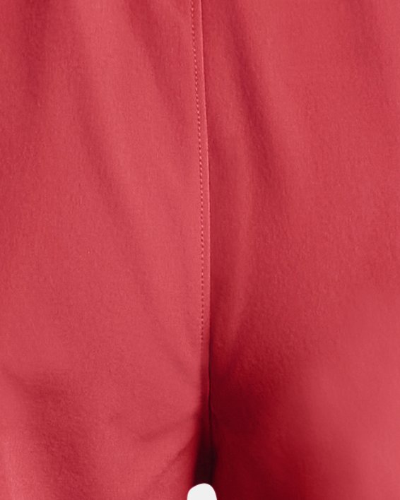 Shorts tejidos de 13 cm UA Flex para mujer, Red, pdpMainDesktop image number 7
