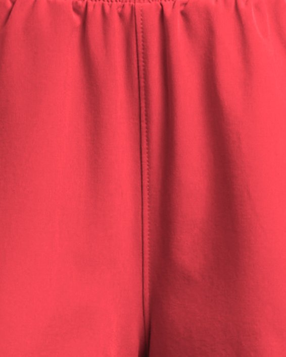 Shorts de tejido de 8 cm (3 in) UA Flex para mujer, Red, pdpMainDesktop image number 4