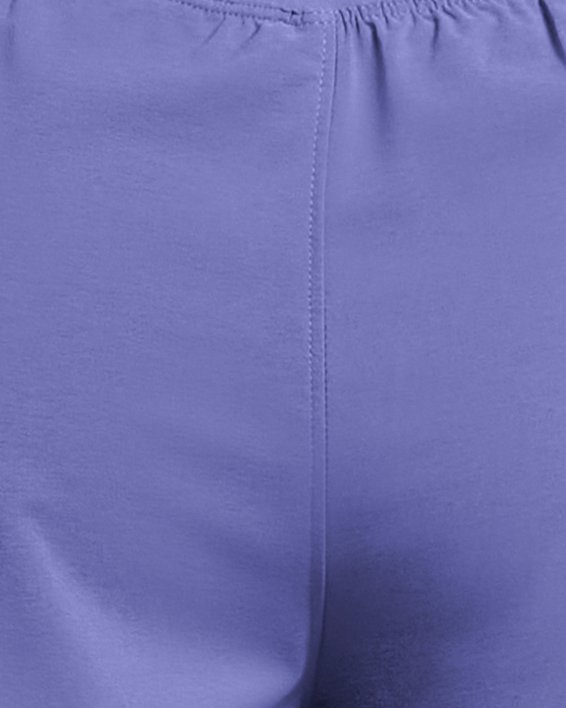 Pantalón corto 2 en 1 tejido UA Flex para mujer, Purple, pdpMainDesktop image number 5