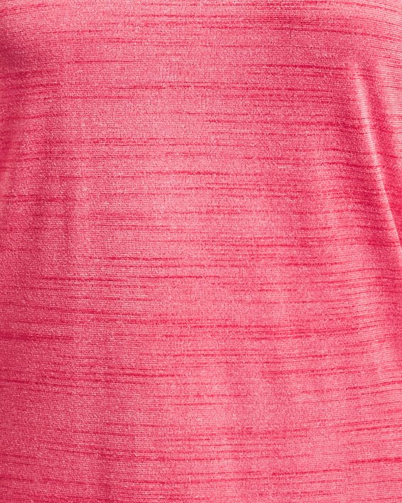 女士UA Tech™ Tiger短袖T恤 in Pink image number 4