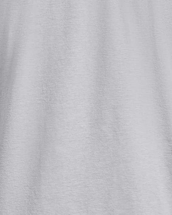 女士UA Essential Cotton Stretch T恤 in Gray image number 5
