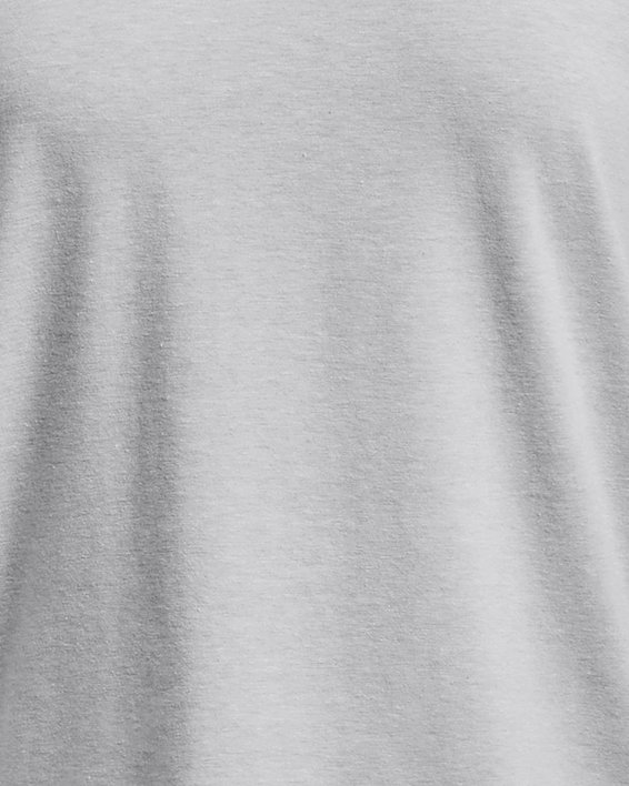 เสื้อยืด UA Essential Cotton Stretch สำหรับผู้หญิง in Gray image number 4