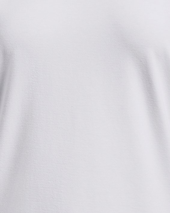 여성 UA 에센셜 코튼 스트레치 티셔츠 in White image number 4