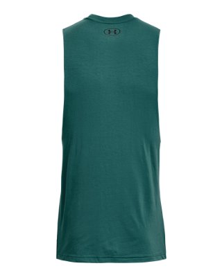 Playera sin mangas Project Rock Iron Muscle para hombre, Green, pdpMainDesktop image number 5