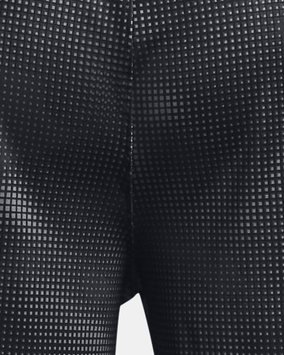 กางเกงขาสั้นพิมพ์ลาย UA Tech™ Vent สำหรับผู้ชาย in Black image number 6