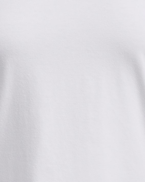 Women's UA Essential Cotton Stretch Tank, White, pdpMainDesktop image number 4