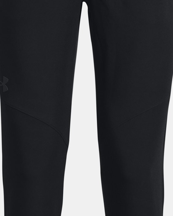 UNDER ARMOUR Womens Medium Cropped 3/4 Joggers Pants Heather Black Running  Gym