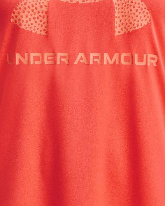 Under Armour Girls' UA Tech™ Print Fill Big Logo Short Sleeve. 1