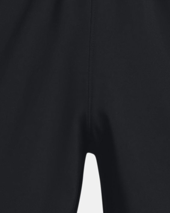 男士UA HIIT Woven 8英寸短褲 in Black image number 8