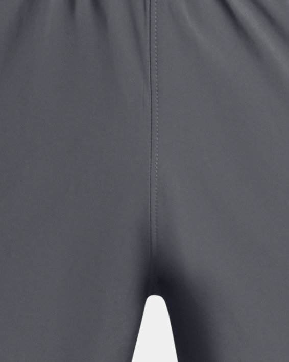 กางเกงขาสั้น UA HIIT Woven 6” สำหรับผู้ชาย in Gray image number 5