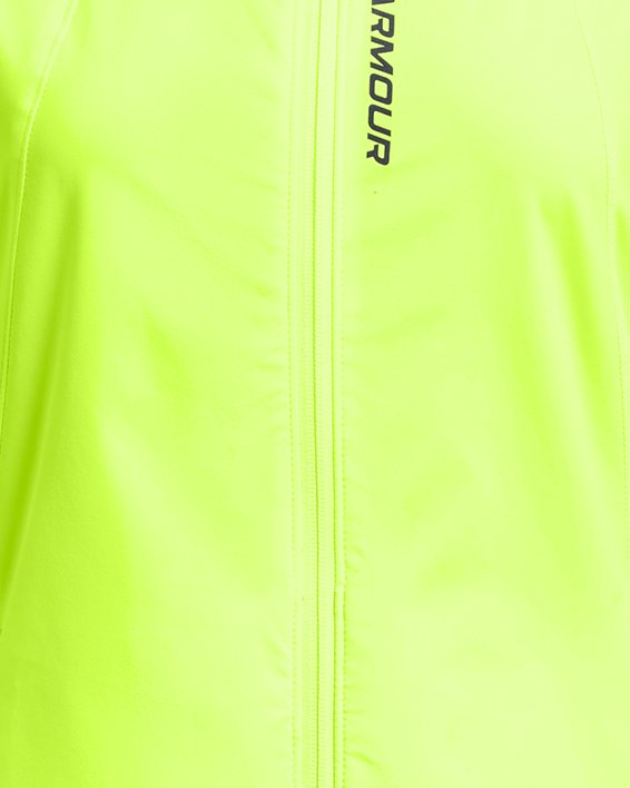 Women's UA OutRun The Storm Jacket in Yellow image number 6