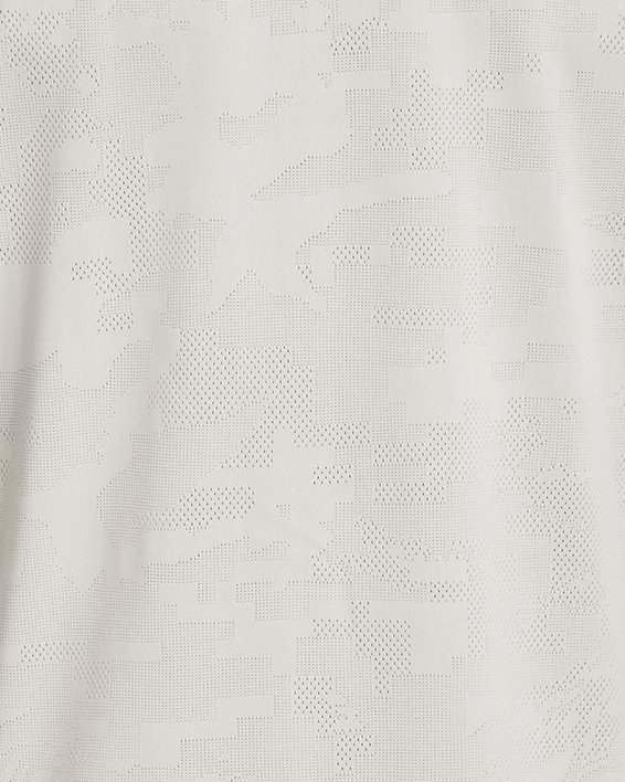 男士UA Tech™ Vent Jacquard短袖T恤 in Gray image number 5