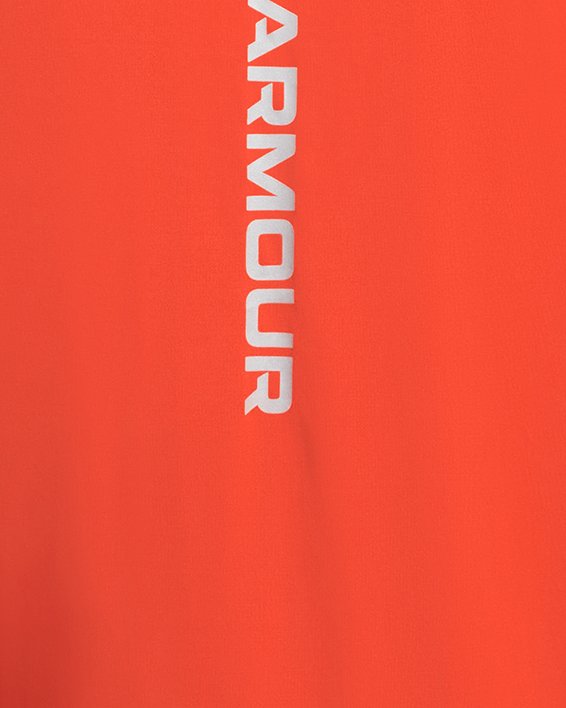 Men's UA Tech™ Reflective Short Sleeve, Orange, pdpMainDesktop image number 3