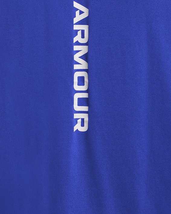 Men's UA Tech™ Reflective Short Sleeve in Blue image number 5