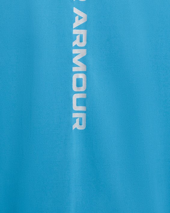 Men's UA Tech™ Reflective Short Sleeve, Blue, pdpMainDesktop image number 3