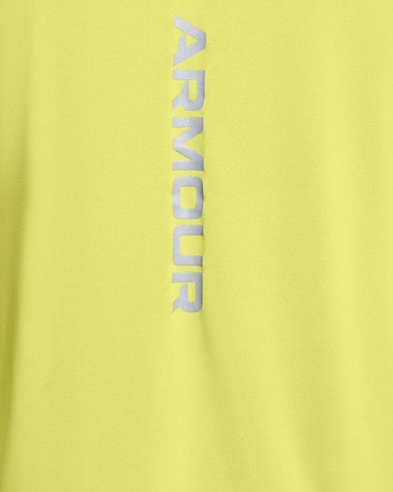 男士UA Tech™ Reflective短袖T恤 in Yellow image number 5