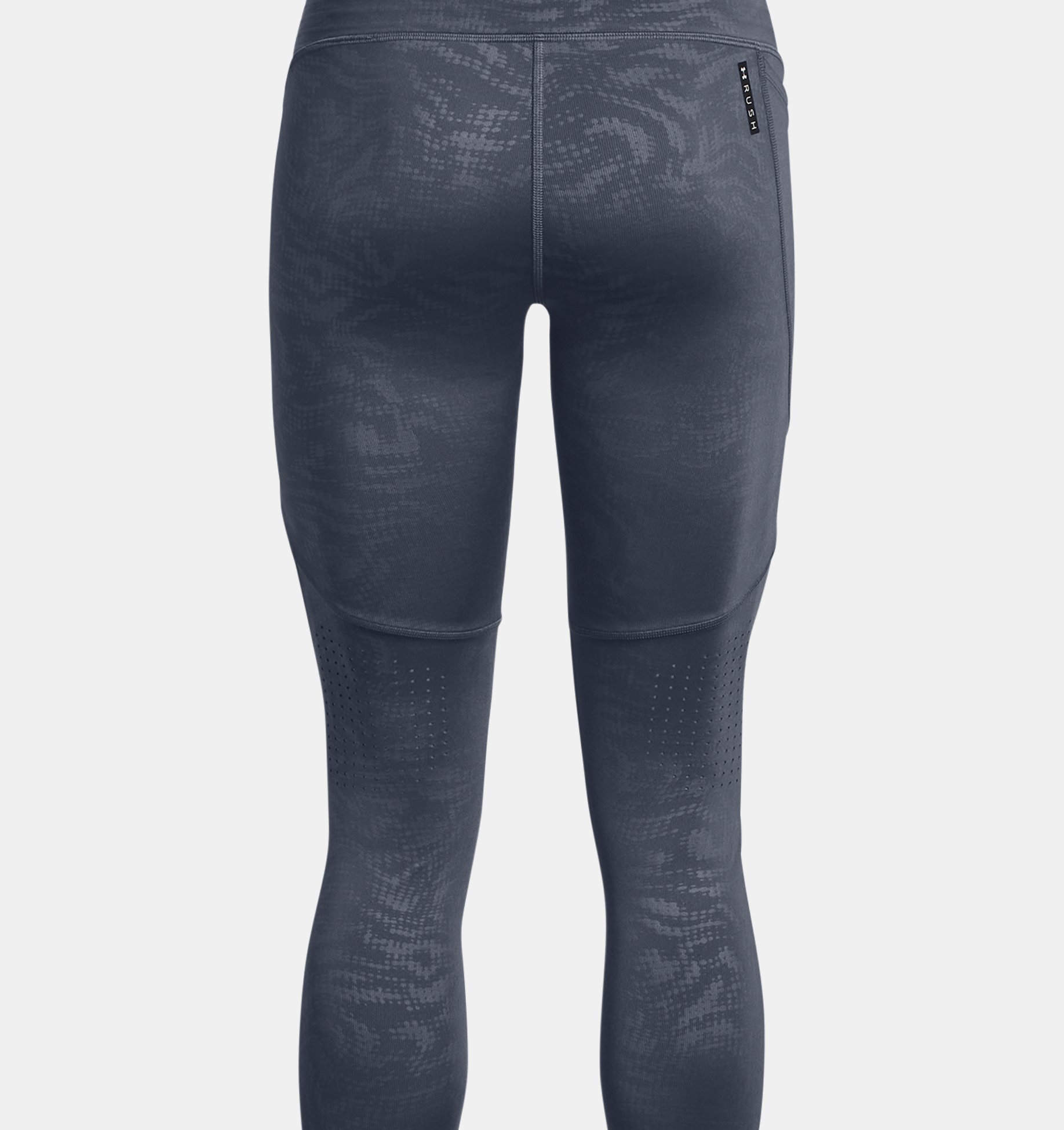 SMALL SIZES CLEAROUT Under Armour RUSH EMBOSSED - Leggings - Women's -  black - Private Sport Shop
