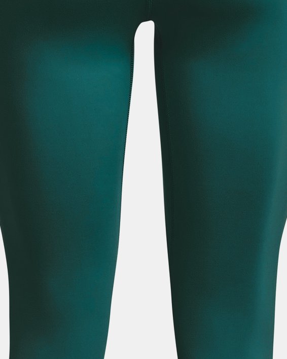Women's UA Meridian Pintuck Ankle Leggings in Green image number 5