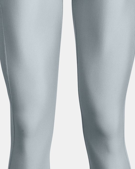Women's HeatGear® Branded Waistband Leggings in Blue image number 4