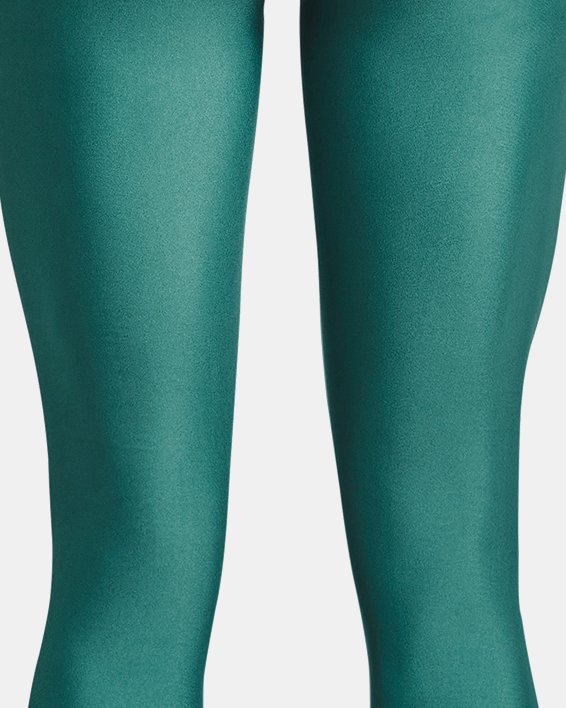 Women's HeatGear® Branded Waistband Leggings in Green image number 5