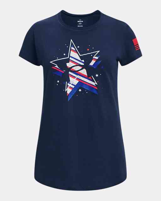 Girls' UA Freedom Foil T-Shirt