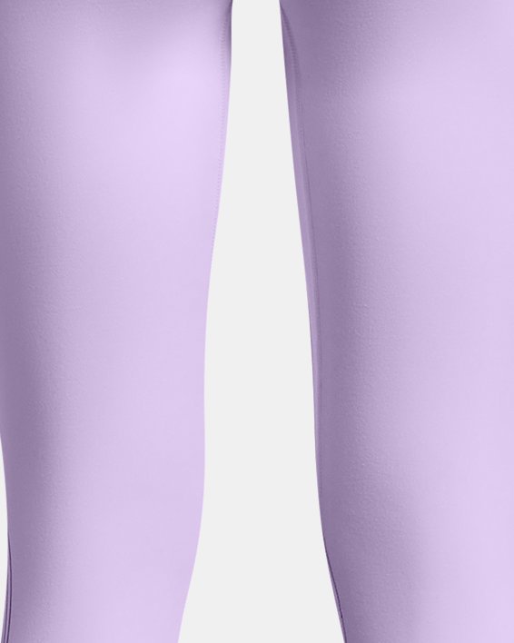กางเกงห้าส่วน UA Motion Branded สำหรับเด็กผู้หญิง in Purple image number 1